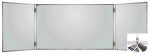 Tablica tryptyk 340(170)x100 biała, CERAMICZNA  ULTRALEKKA PREMIUM_C suchościeralna, magnetyczna GRATIS zestaw akcesoriów