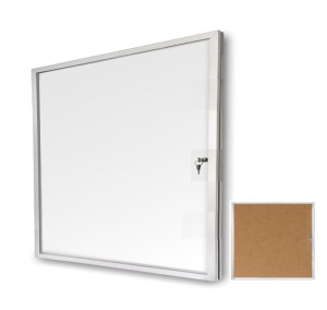 Gablota jednodrzwiowa TENDANCE 8xA4  90x65_cm magnetyczna lub korkowa