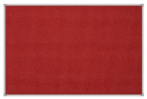 Tablica tekstylna 170x100 cm czerwona