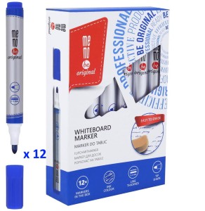 12 markerów NIEBIESKICH MEMO do tablic suchościeralnych