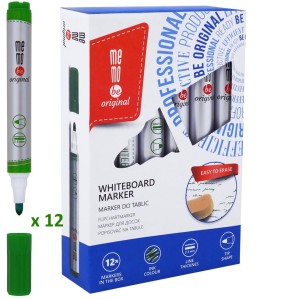 12 markerów ZIELONYCH MEMO do tablic suchościeralnych