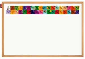Tablica edukacyjna ALFABET 200 x 100 cm
