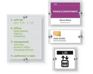 Tabliczki informacyjne EuroPLEX - TDW 