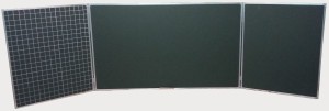 Tablica tryptyk kredowa, 340(170)x100 cm CERAMICZNA STANDARD - C  możliwość nadruku